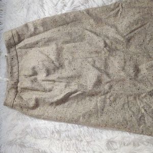 Vintage Tan Speckled Skirt Size 40